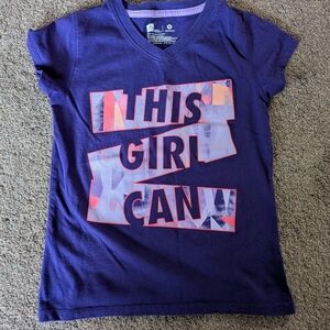 Xersion Purple 'This Girl Can' Graphic Tee